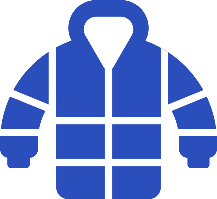 Winter coat icon